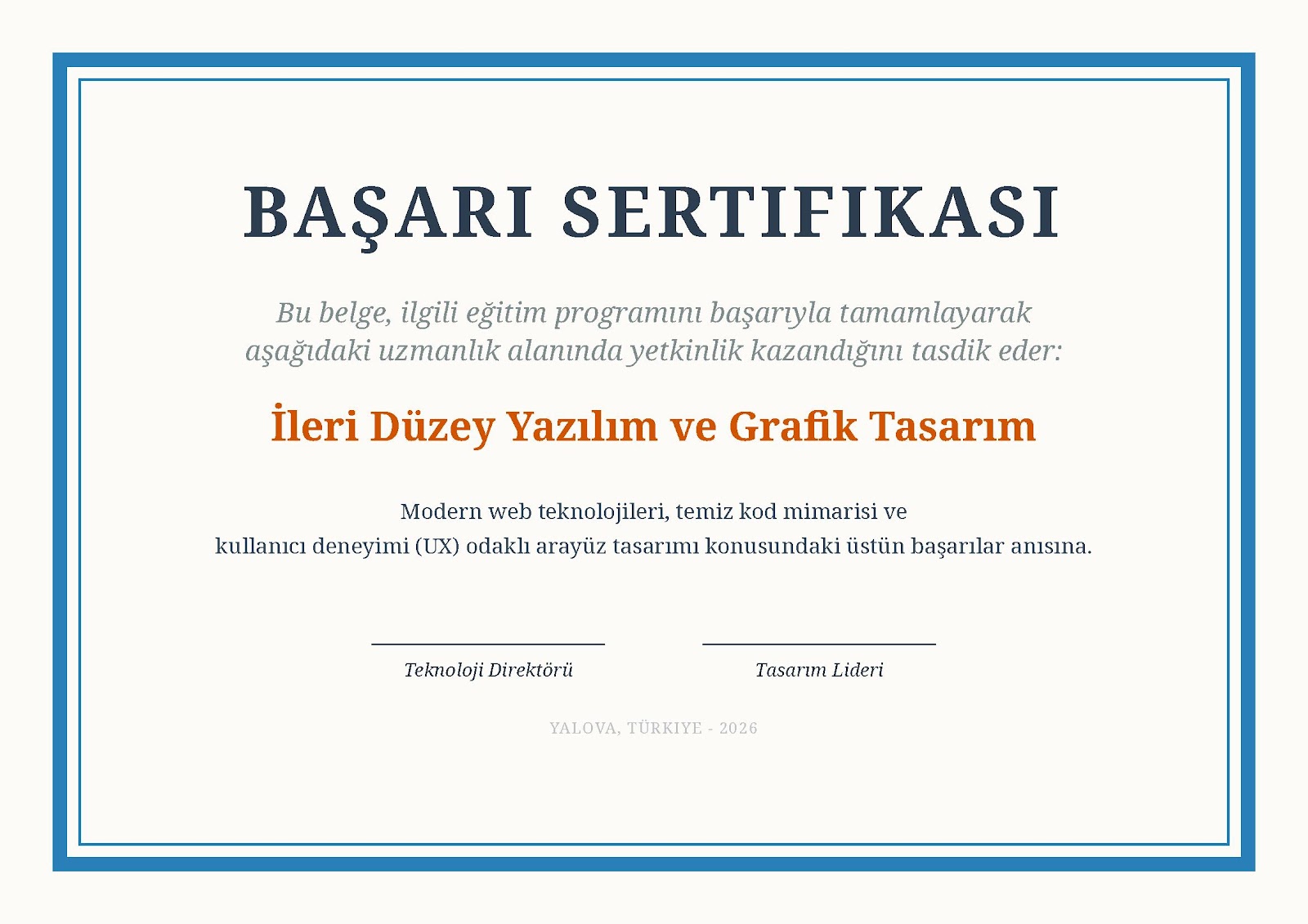 Başarı Sertifikası